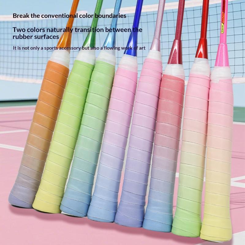 Badminton Vs Tennis - 10 個のテニスラケットオーバーグリップ PU スウェットバンド耐久性のある吸収グリップ滑り止めバドミントンやスカッシュプレーヤー向け