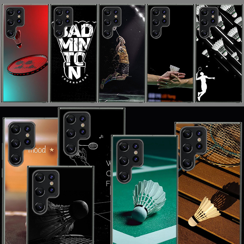 Badminton Anime - バドミントンスポーツ柄スマホケース Samsung S26 Ultra S25 Edge