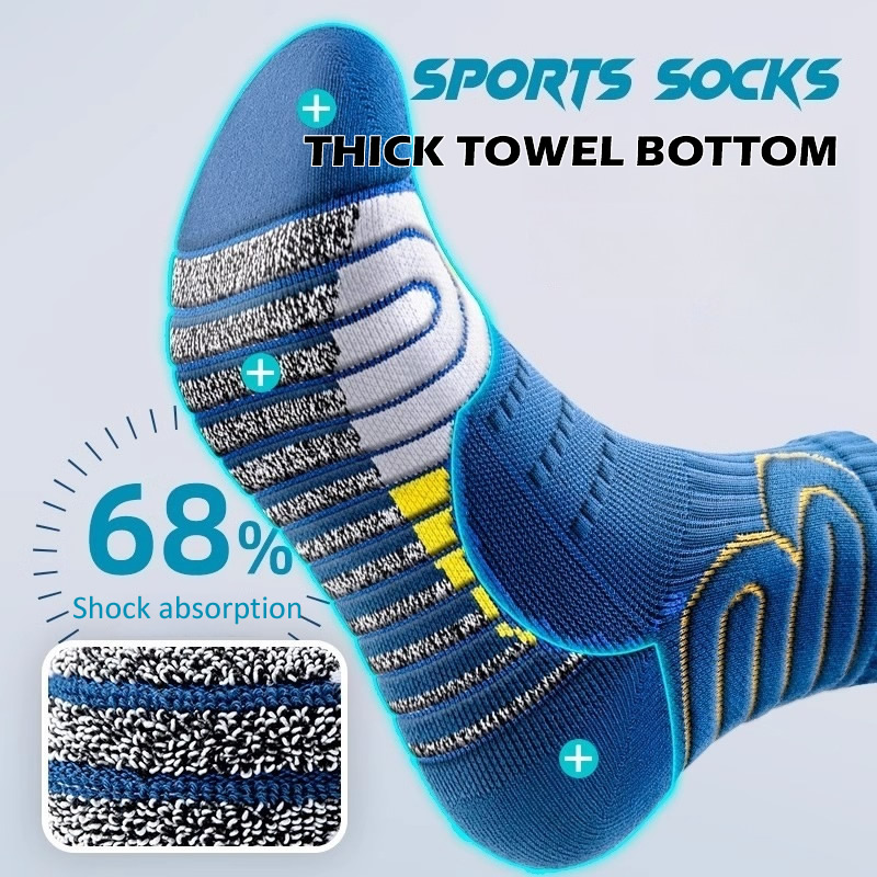 2 ペアプロフェッショナルランニングマラソンソックス男性大き - Badminton Vs Tennis のレビューと価格